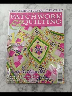 Australian Patchwork & Quilting Magazine Vol 14 No 7 Pattern Sheet Mini Quilt